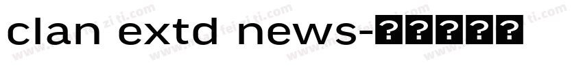 clan extd news字体转换